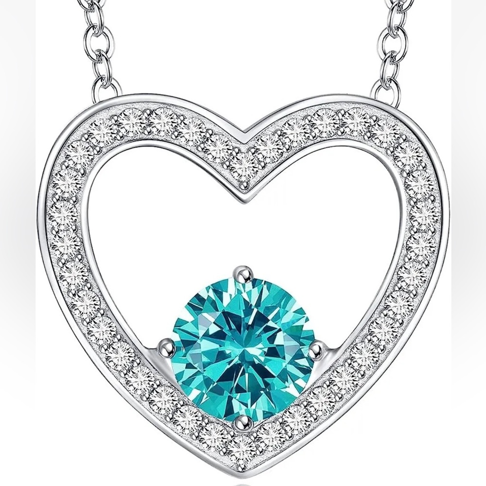 LOUISA SECRET Women's Brave Heart Necklace 925 Sterling Silver Pendant Necklace